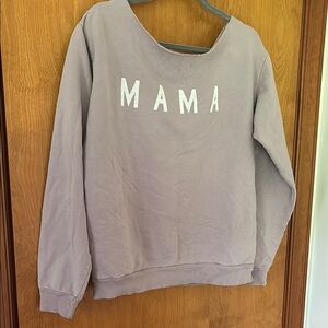 Purple 'MAMA' Sweatshirt